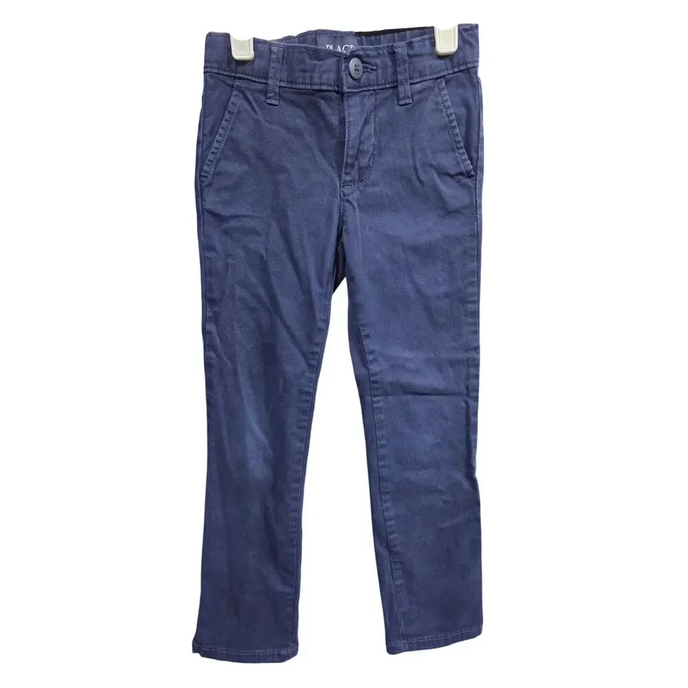 Navy Uniform Pants - The Children's Place - 6 Slim